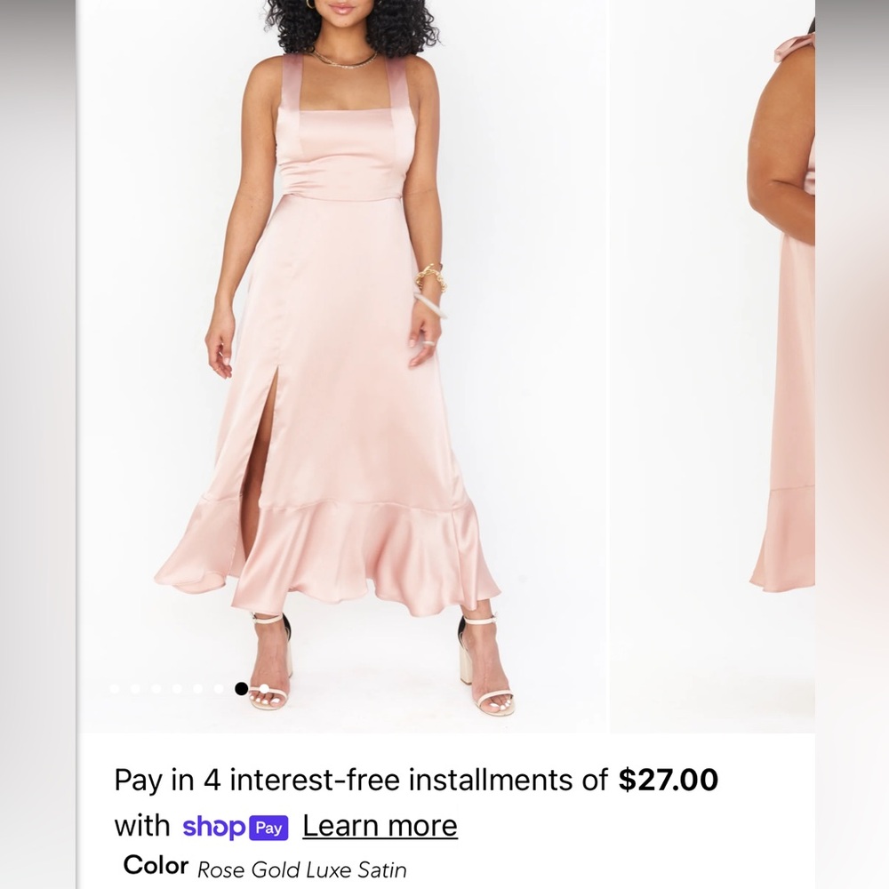 Elegant Pink Sleeveless Dress